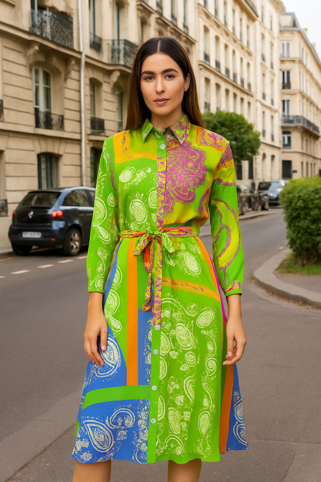 Clover Shirt Dress