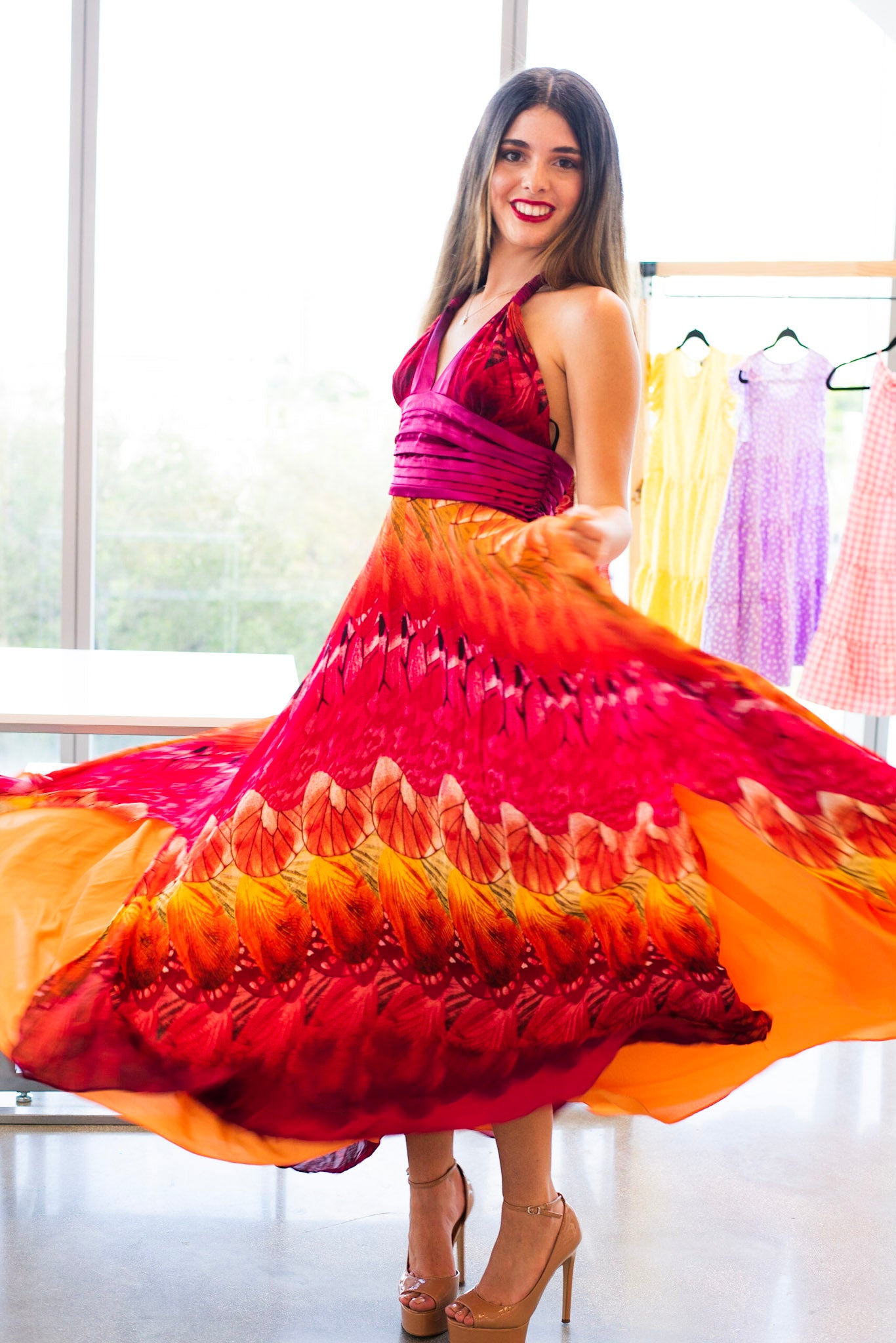 Marly Beautiful Couture red dress