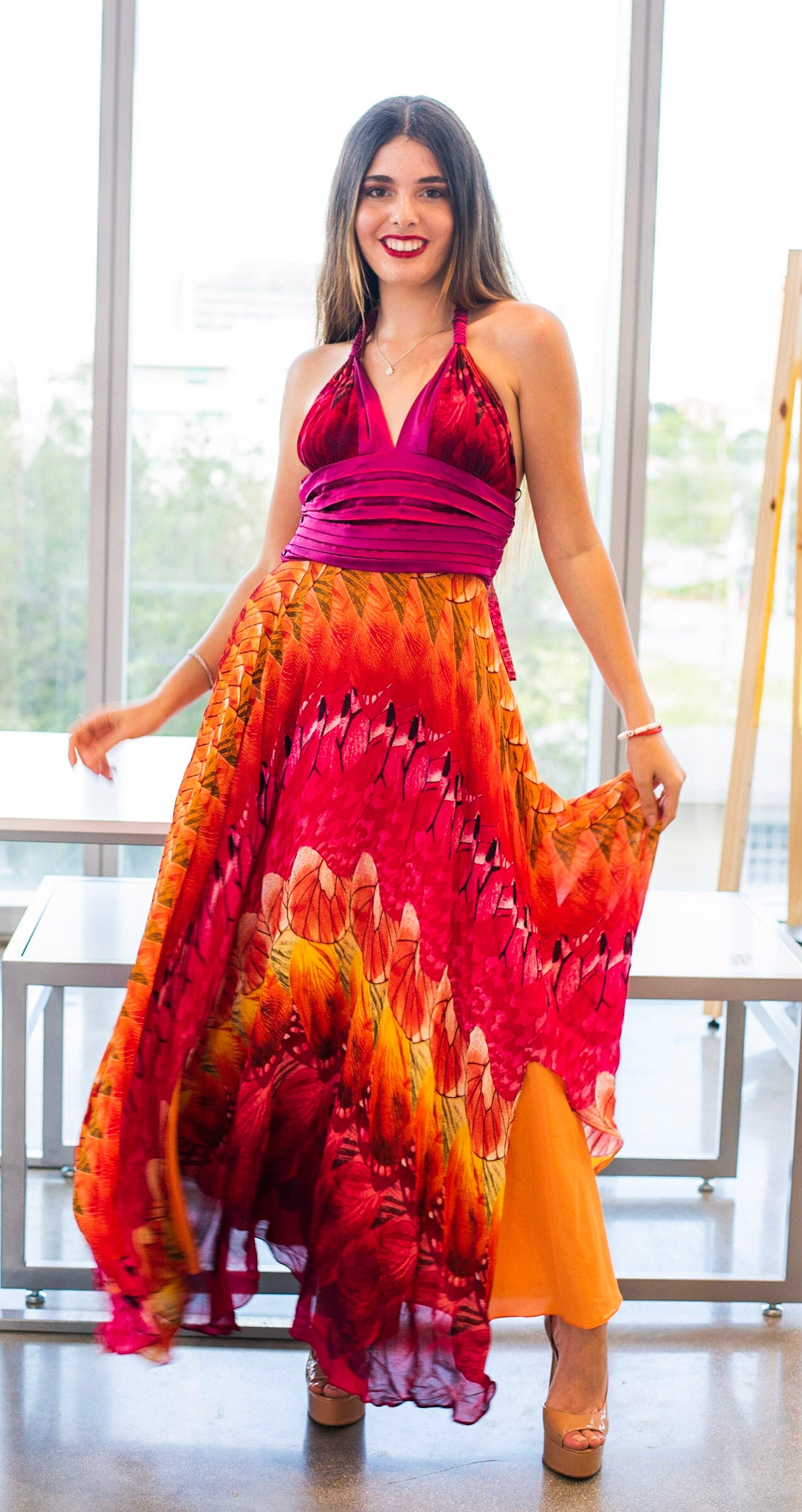 Marly Beautiful Couture red dress