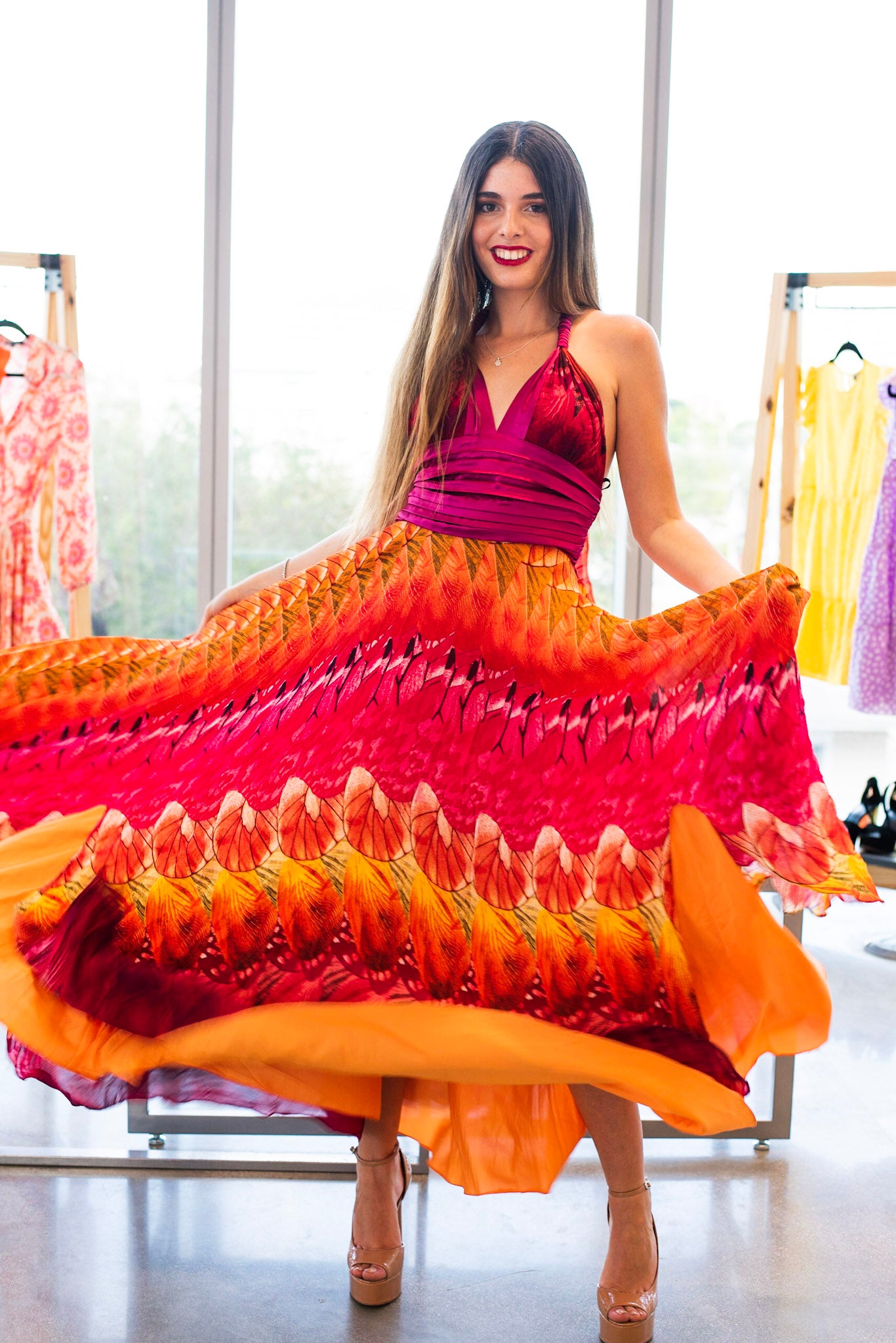 Marly Beautiful Couture red dress