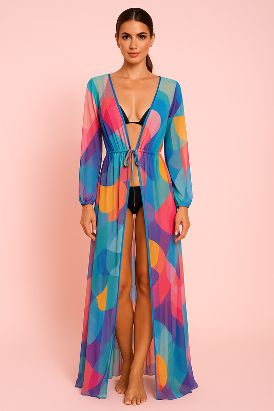 Abstract mesh cover up