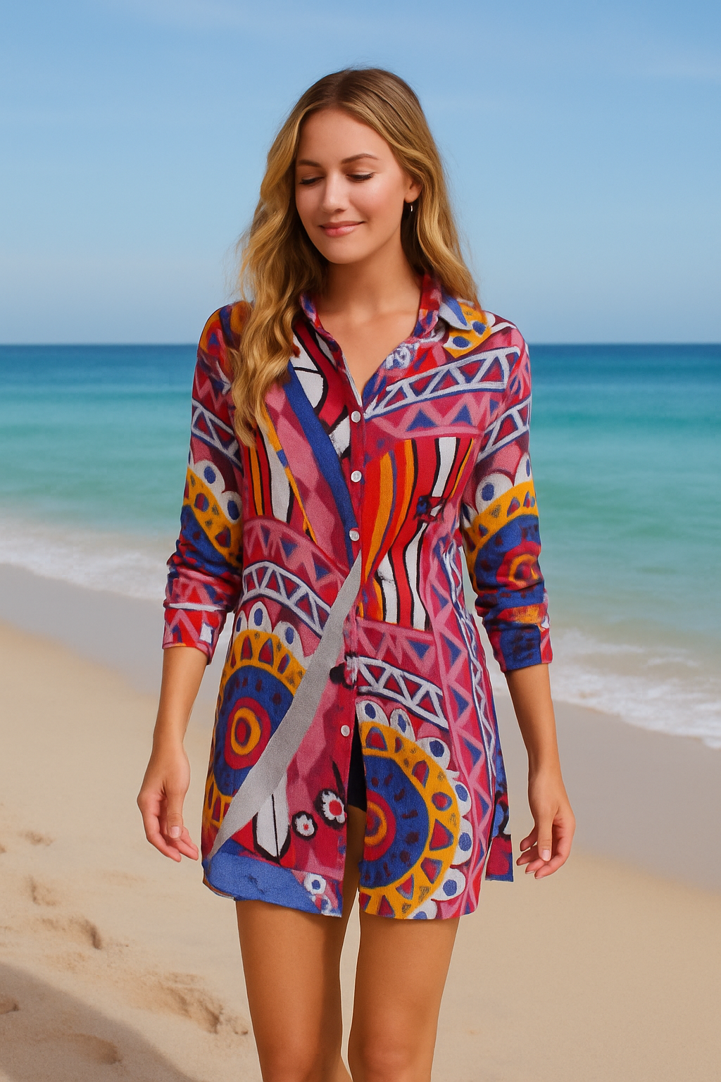 Matilda Button Down Shirt Dress