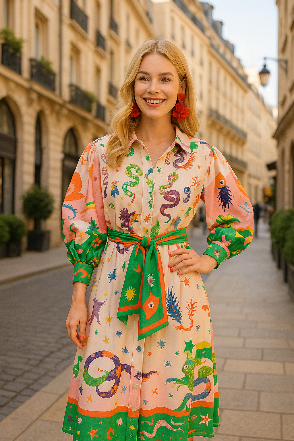 Grace Vintage maxi dress in print