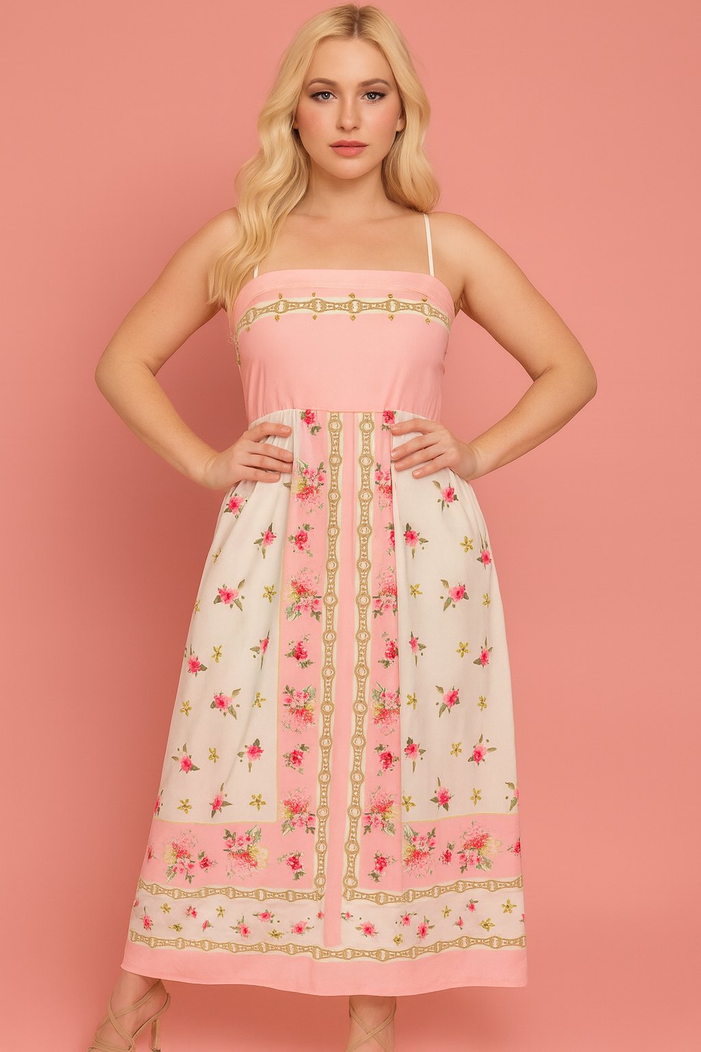 Francis floral maxi dress