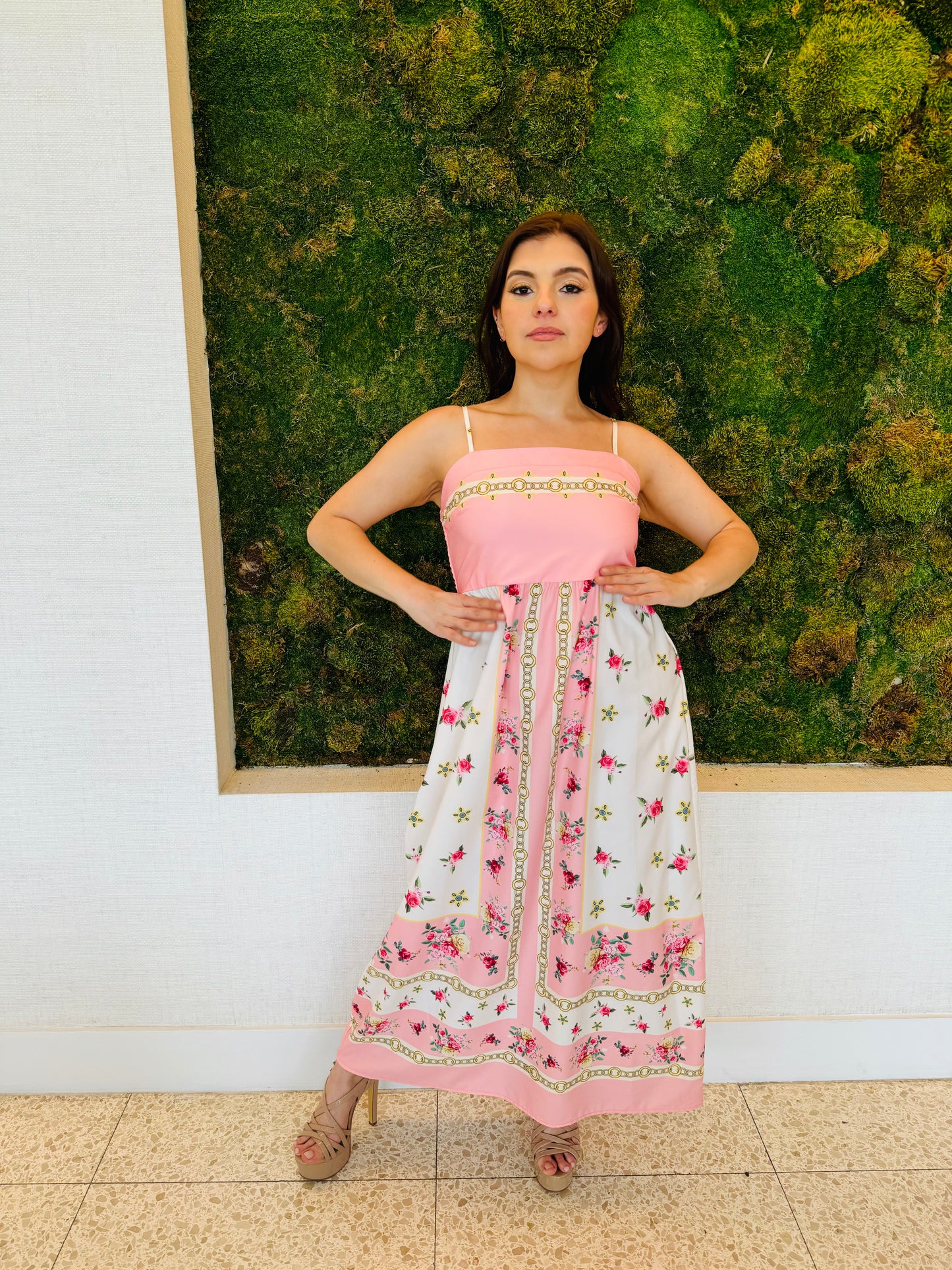 Francis floral maxi dress