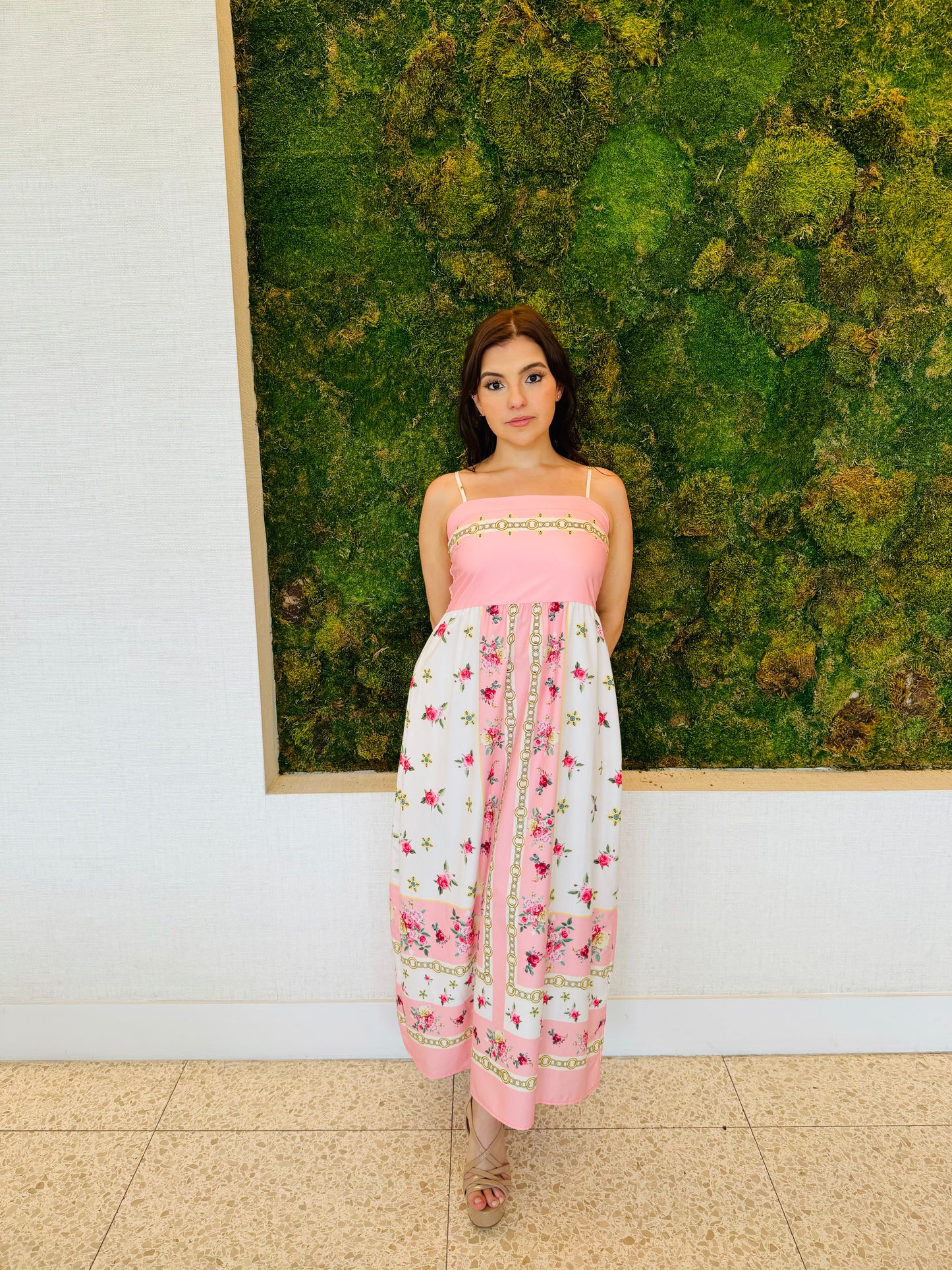 Francis floral maxi dress