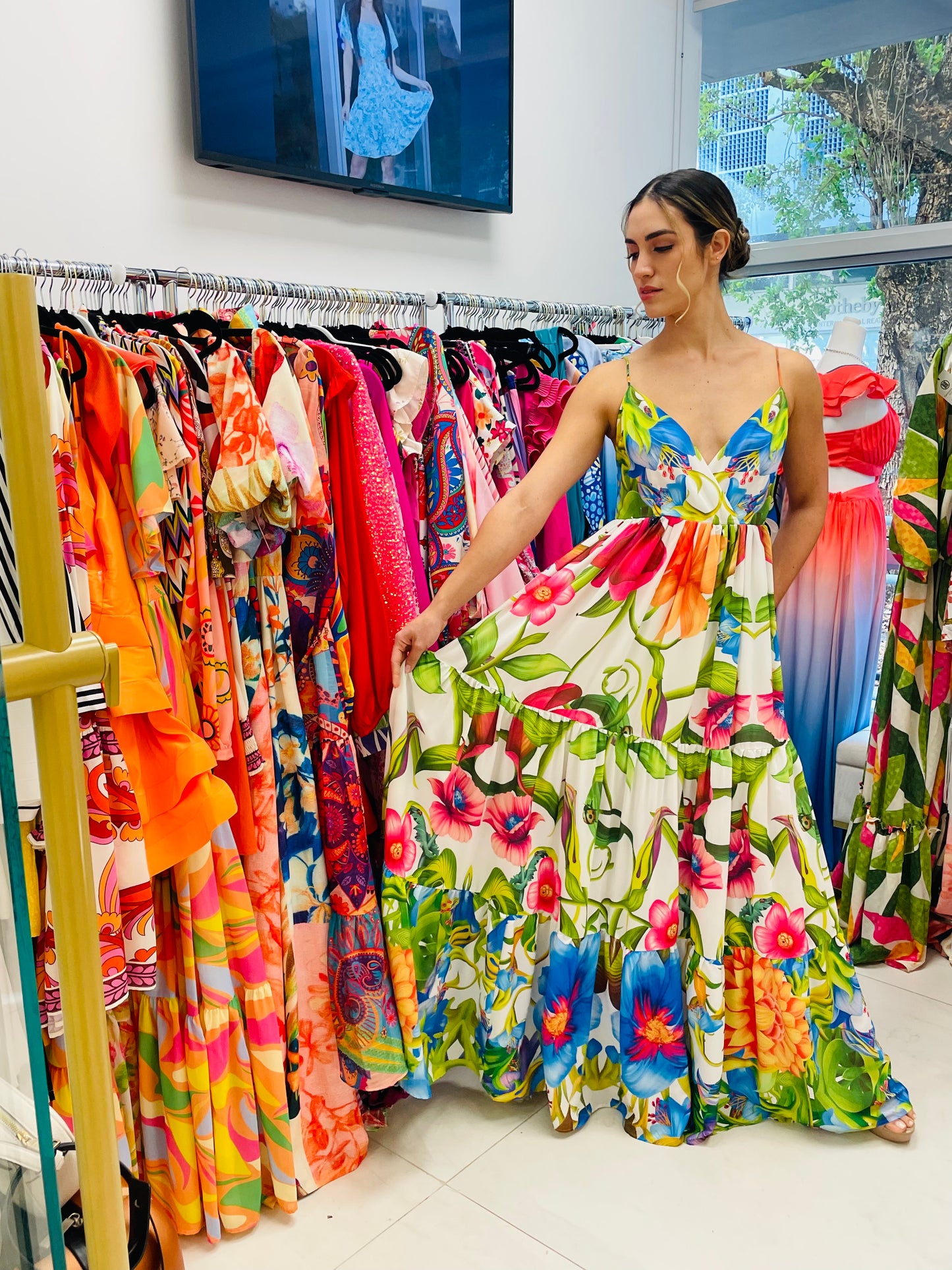 Melinda Chiffon Maxi Dress