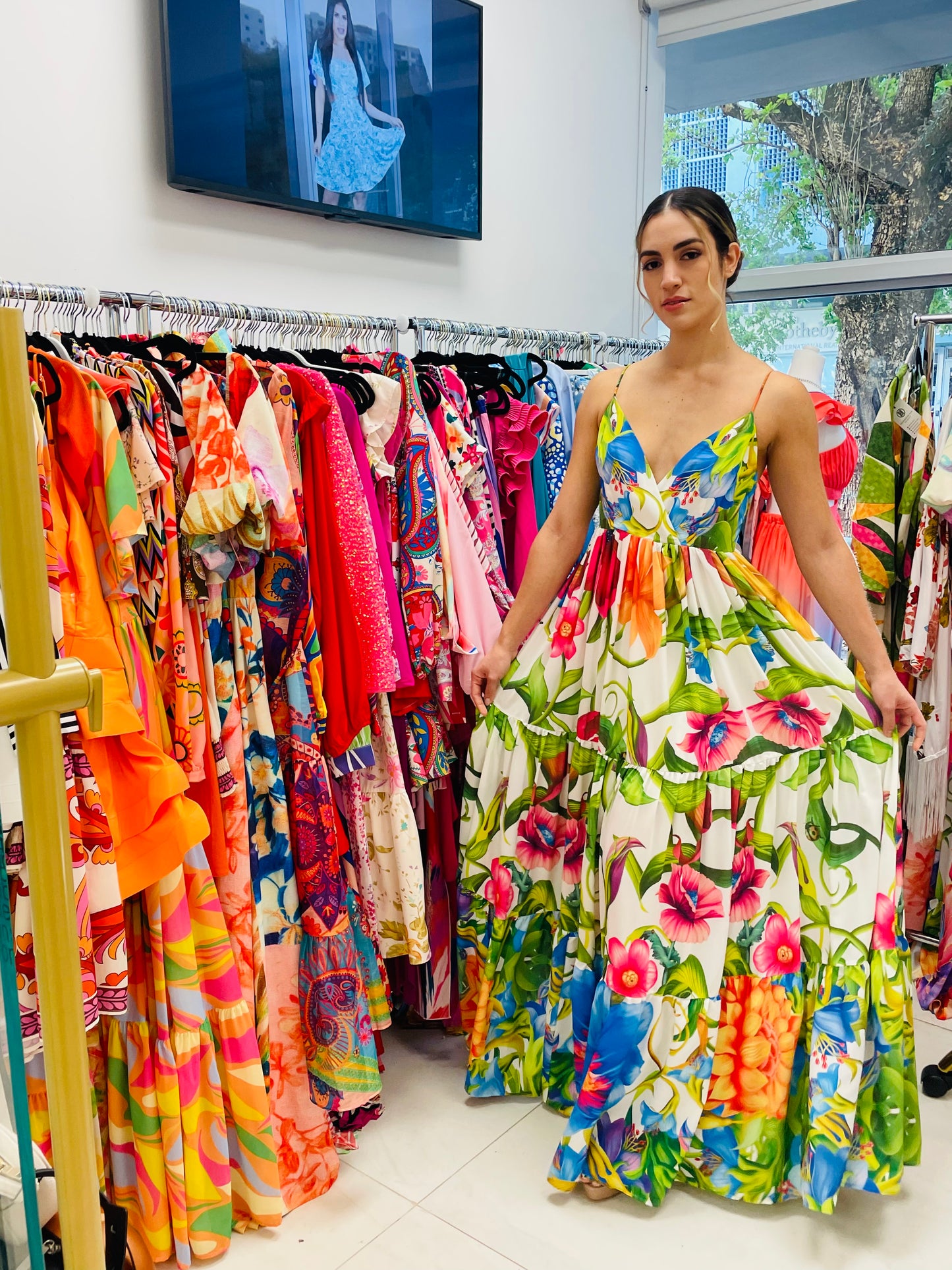 Melinda Chiffon Maxi Dress