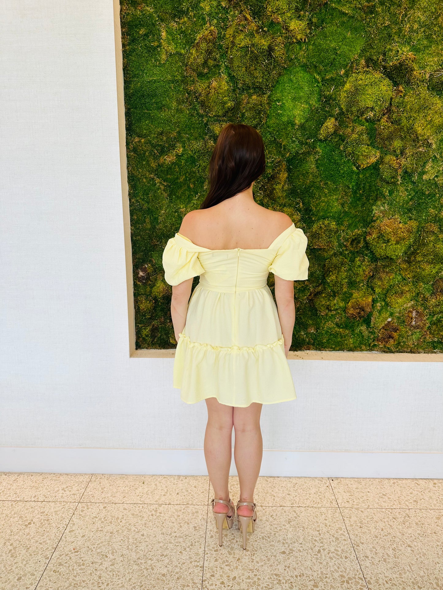 Valentina yellow sundress