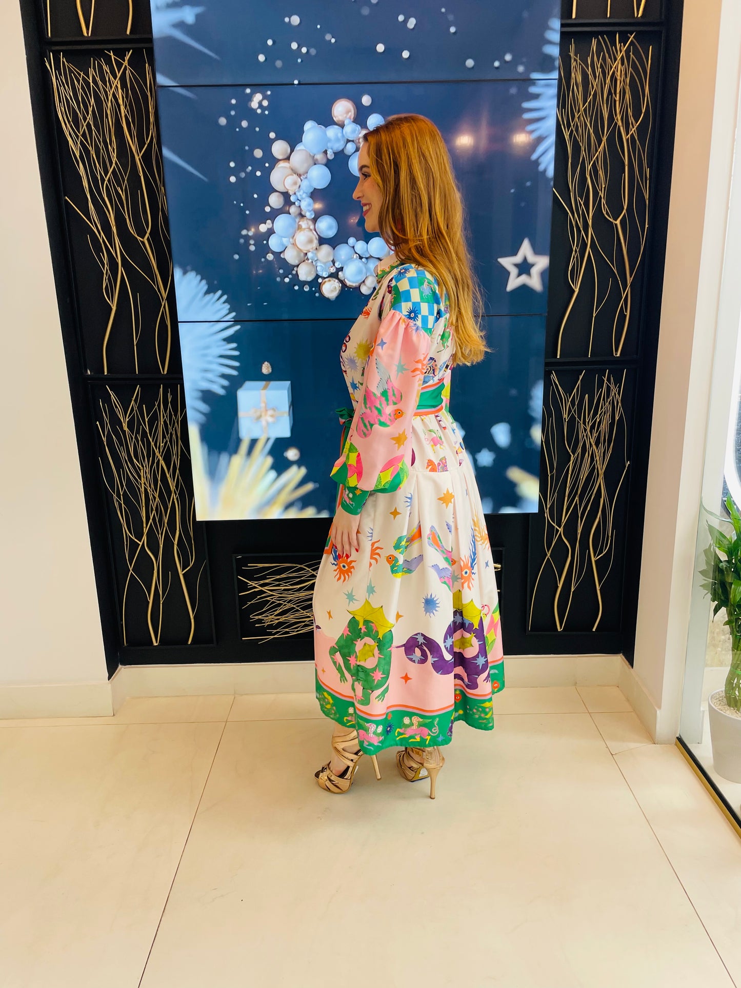 Grace Vintage maxi dress in print