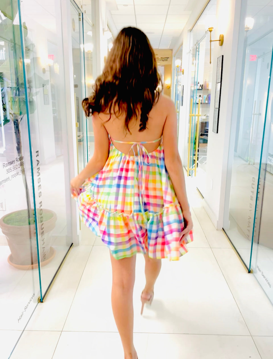 Delilah Colorful mini Dress