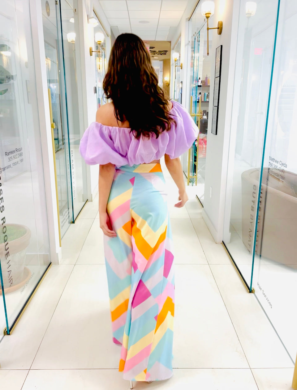 Lya Pastel palazzo pants