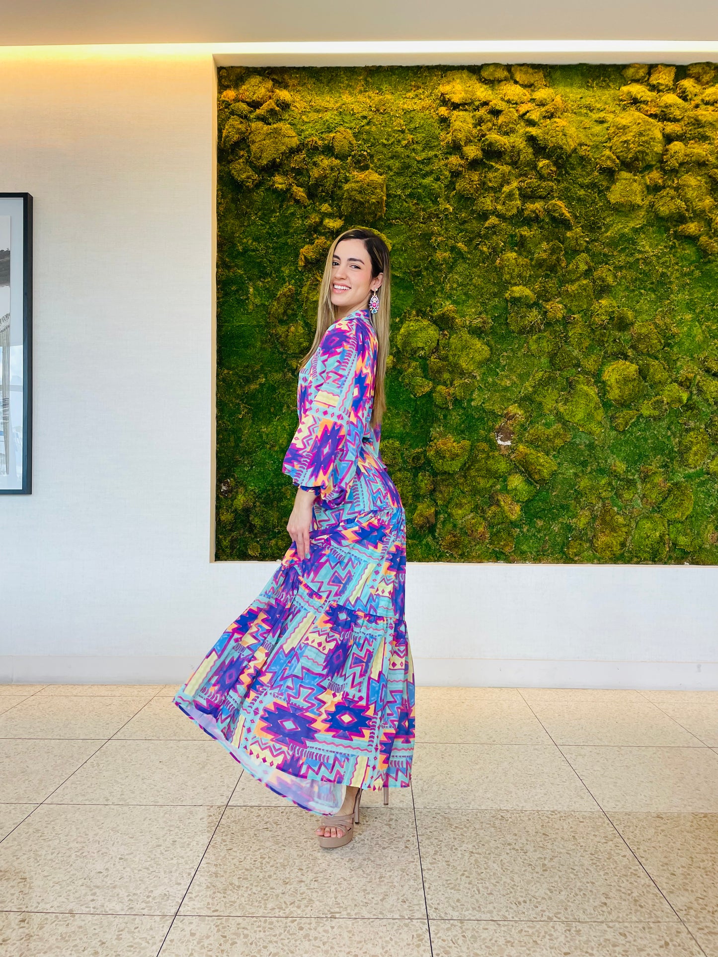 Jessica Maxi skirt in Purple