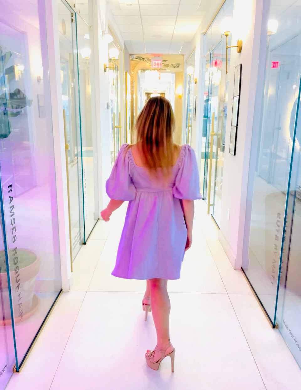 Amy Lavender dress