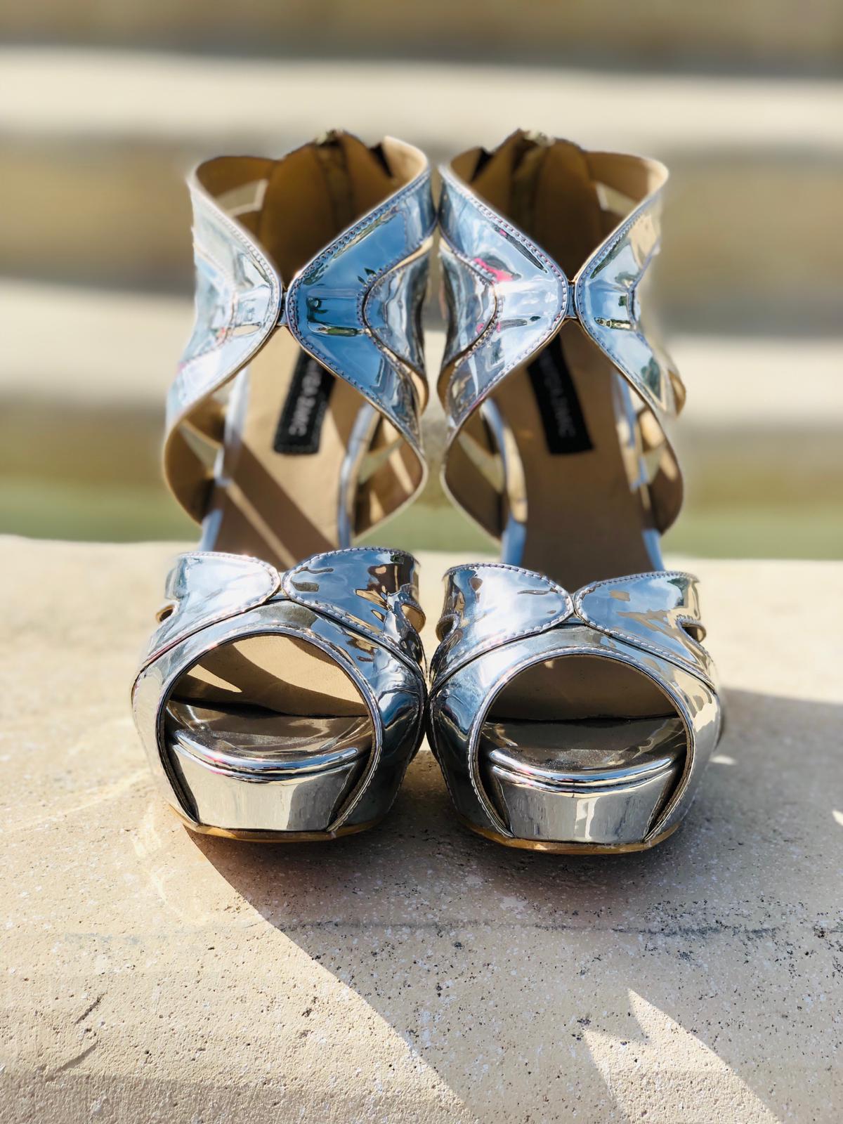 Samantha silver shoes