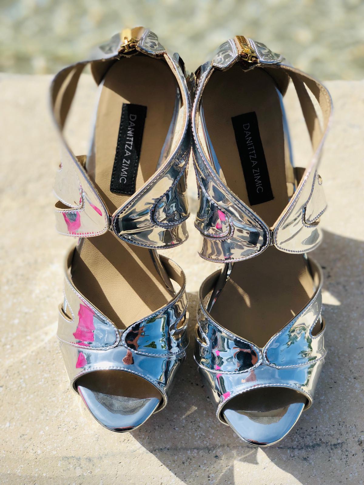 Samantha silver shoes