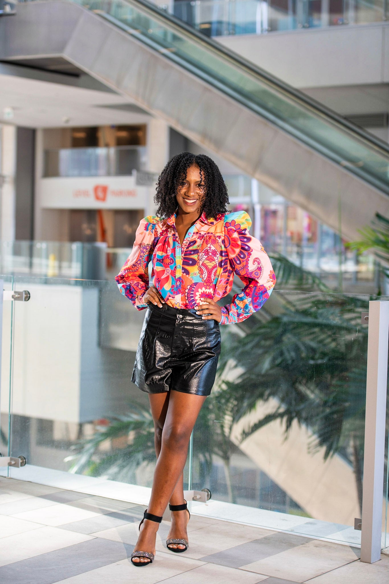 Cami Shorts in texture pleader