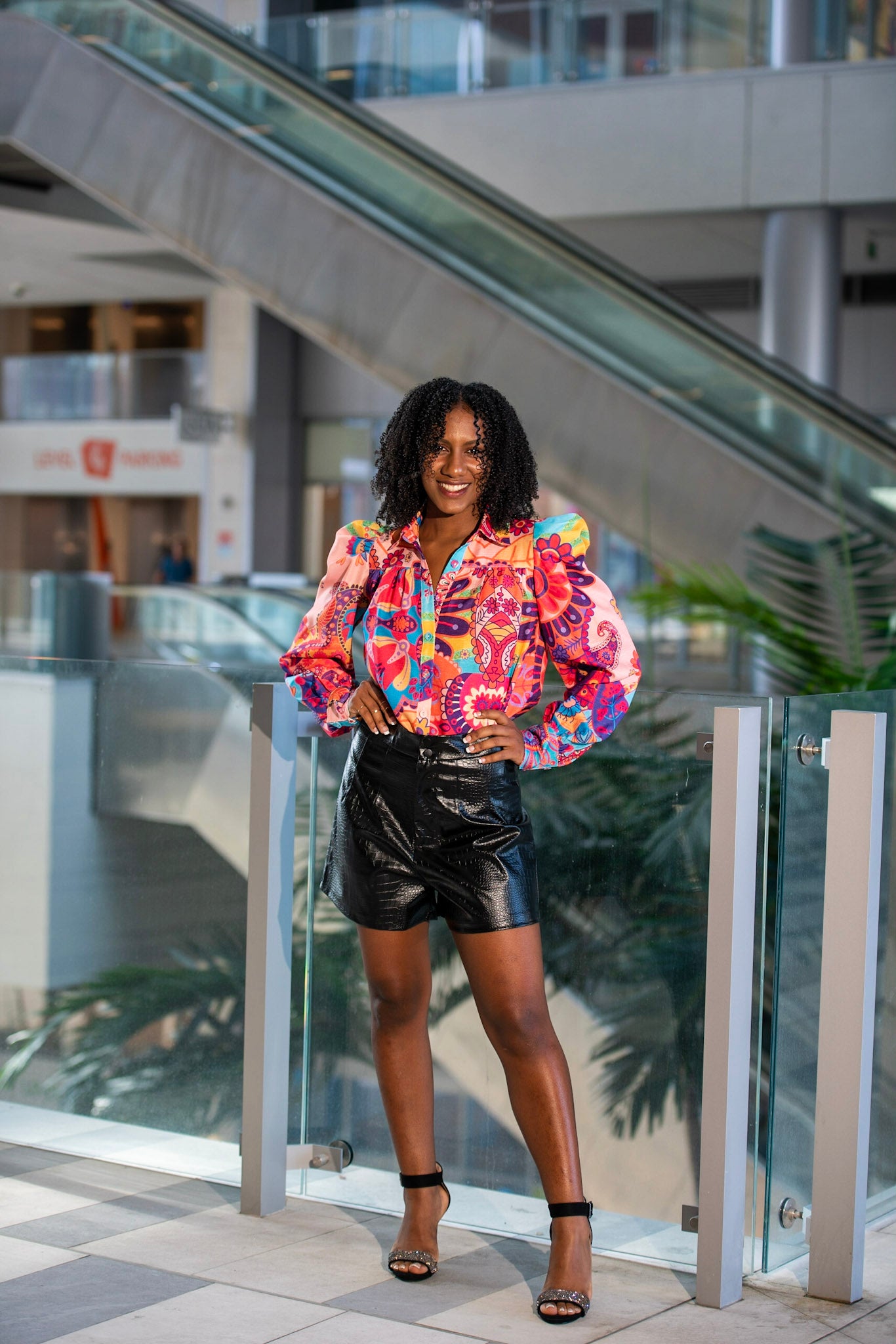 Cami Shorts in texture pleader