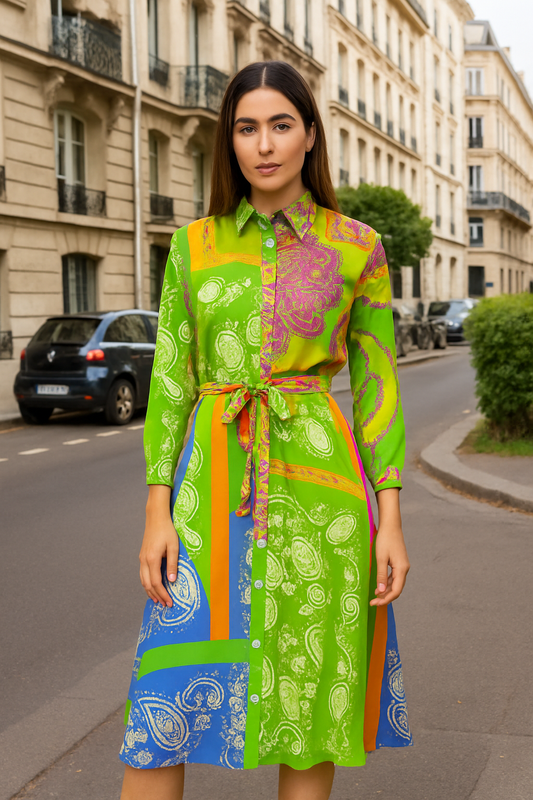 Clover Shirt Dress