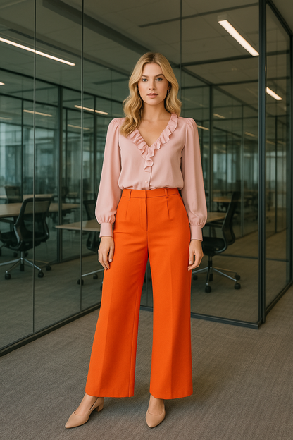 Deborah orange pants