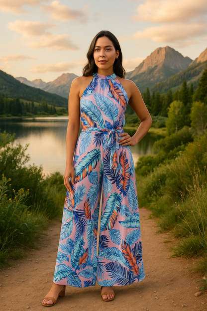 Madeline Periwinkle Jumpsuit