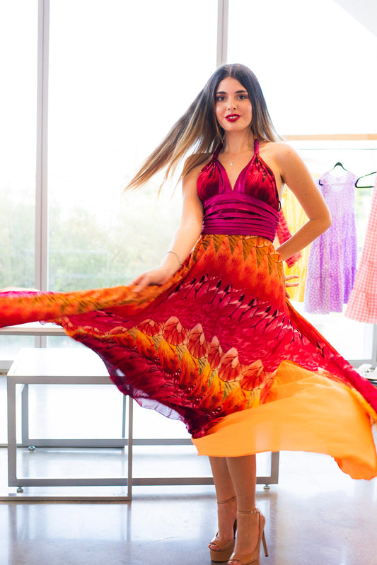 Marly Beautiful Couture red dress