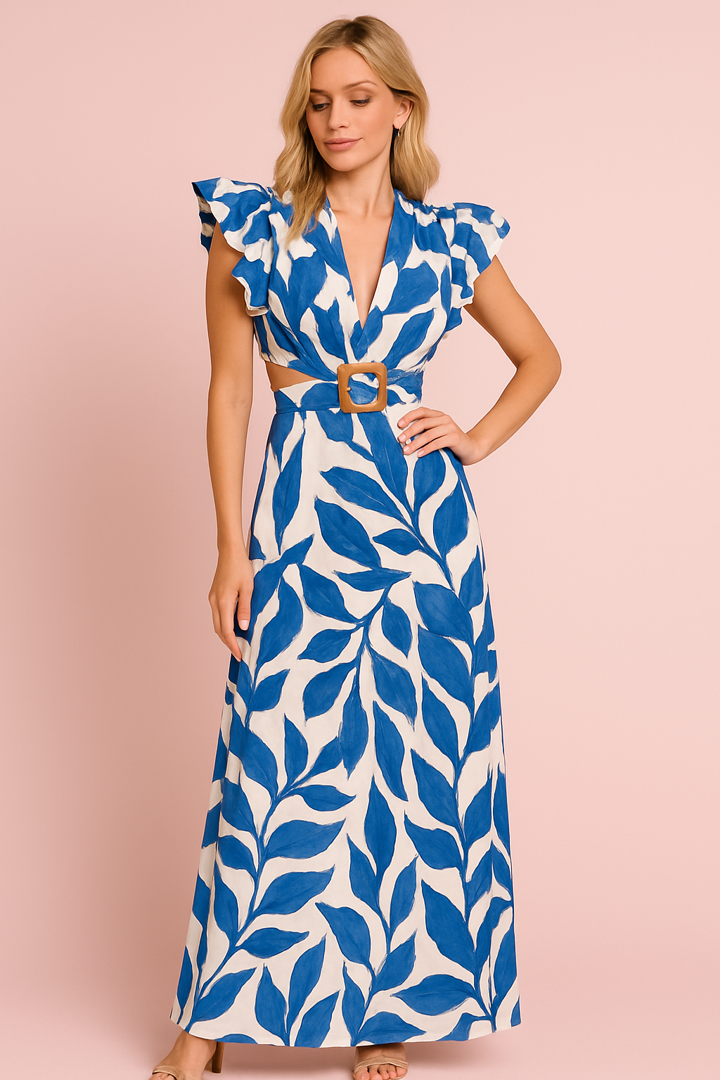 Marinely cut out dress maxi
