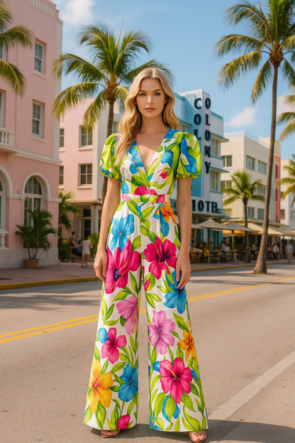 Dinah floral jumpsuit