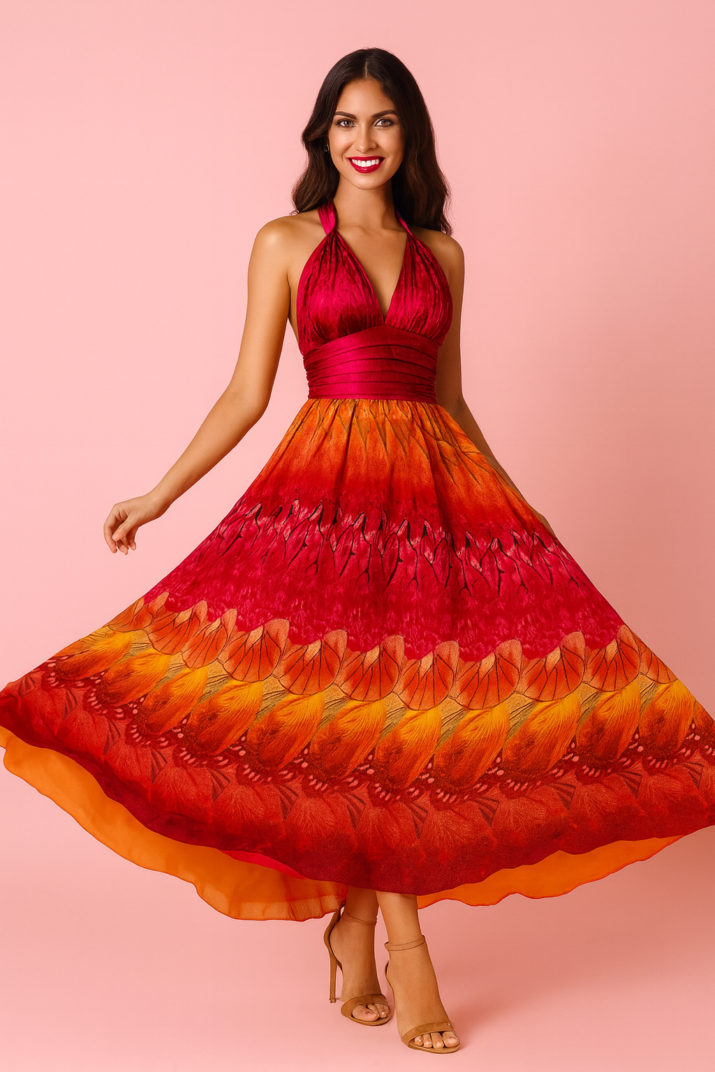 Marly Beautiful Couture red dress