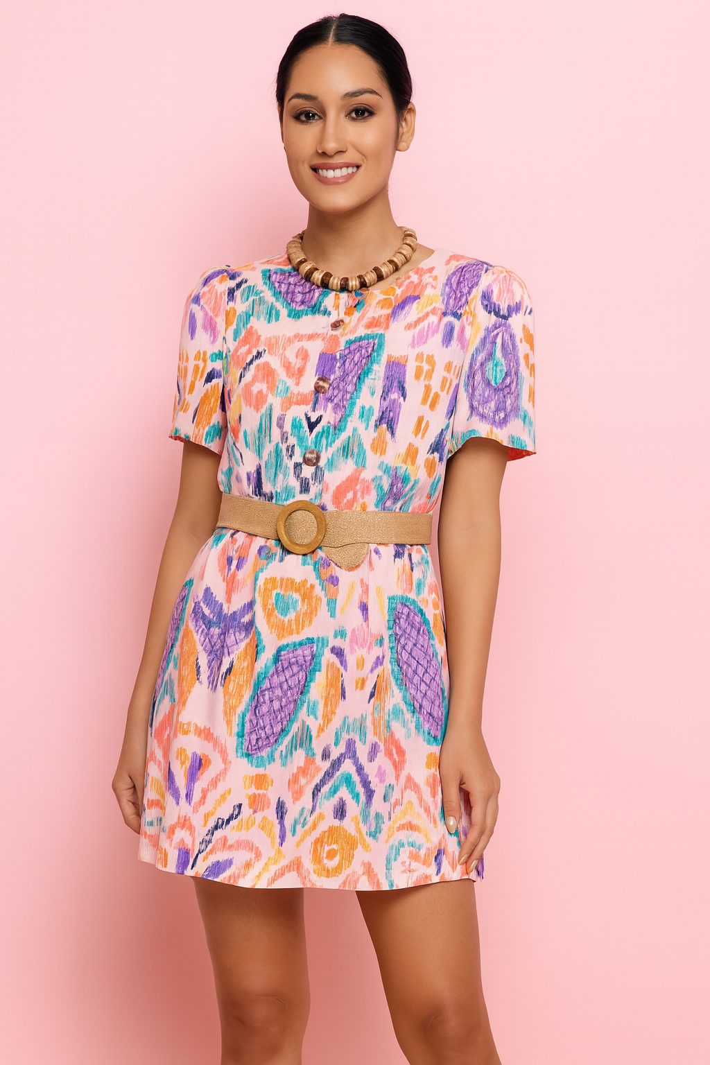 Loren Dress in African print