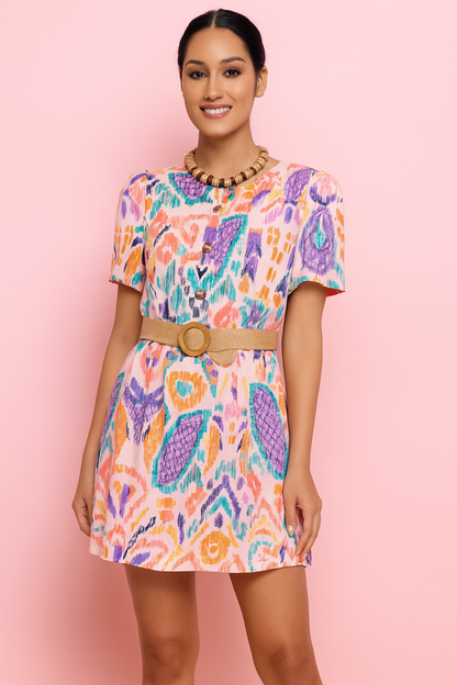 Loren Dress in African print