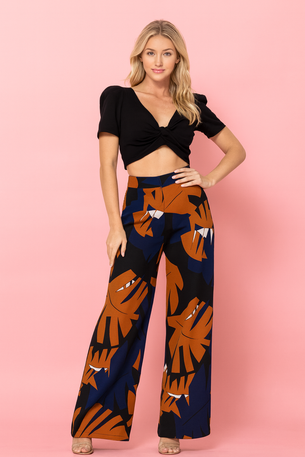 Mimi Crop Top in Black