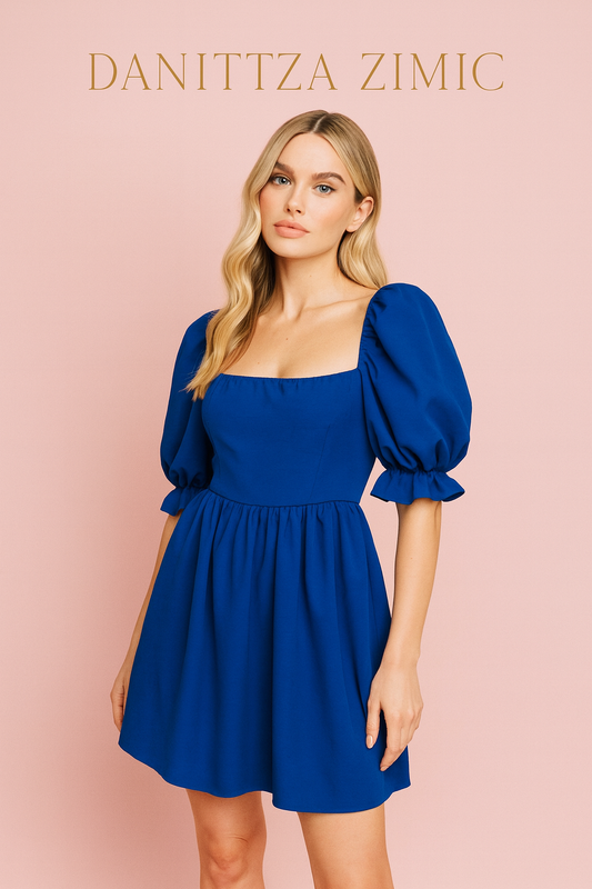 Paula royal blue dress