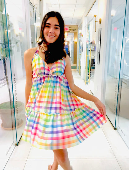 Delilah Colorful mini Dress